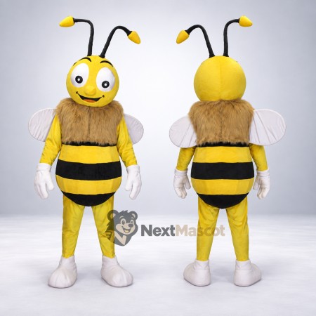 Bee Mascot Costume - Yellow, White Shoes for Garden Events Bee Mascot Costume - Yellow, White Shoes for Garden Events