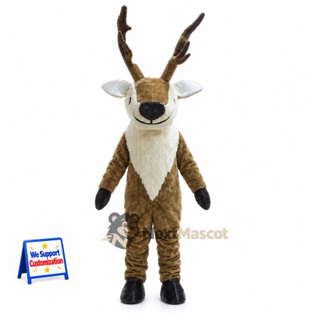 Antelope Mascot Costume - Brown for Parades Antelope Mascot Costume - Brown for Parades