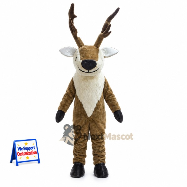 Antelope Mascot Costume - Brown for Parades