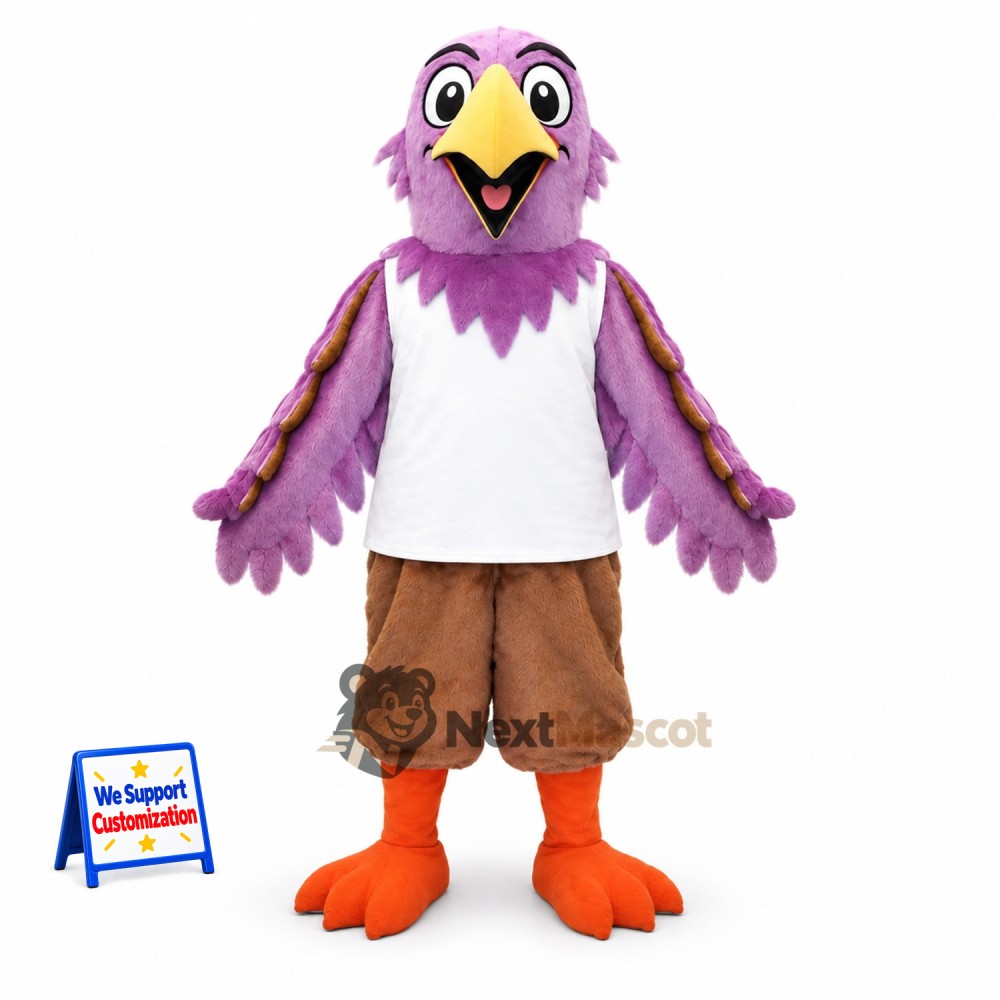 Bird Mascot Costume - Purple Bird Mascot Costume - Purple