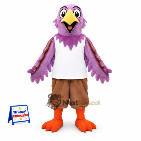 Bird Mascot Costume - Purple Bird Mascot Costume - Purple