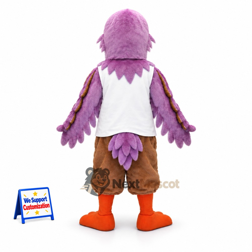 Bird Mascot Costume - Purple Bird Mascot Costume - Purple