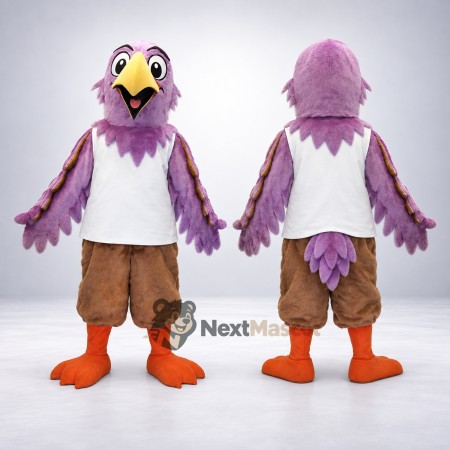 Bird Mascot Costume - Purple Bird Mascot Costume - Purple