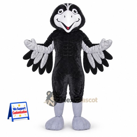 Bird Mascot Costume - Black for Photo Events