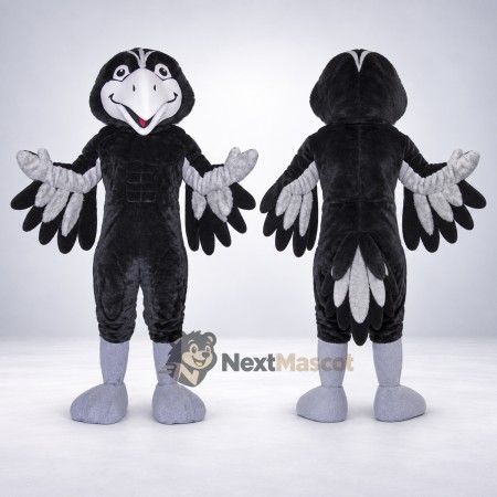 Bird Mascot Costume - Black for Photo Events