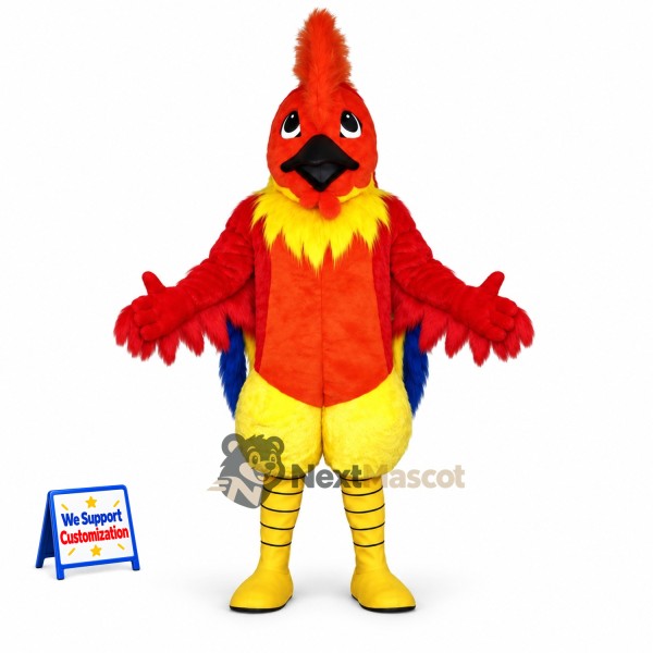 Cardinal Mascot Costume - Red for Fairs