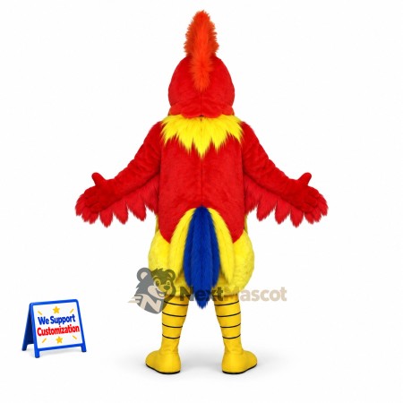 Cardinal Mascot Costume - Red for Fairs Cardinal Mascot Costume - Red for Fairs