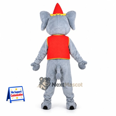 Elephant Mascot Costume - Circus Style for School Events Elephant Mascot Costume - Circus Style for School Events