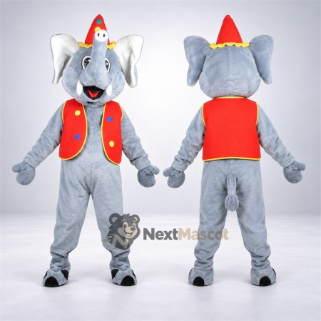 Elephant Mascot Costume - Circus Style for School Events Elephant Mascot Costume - Circus Style for School Events