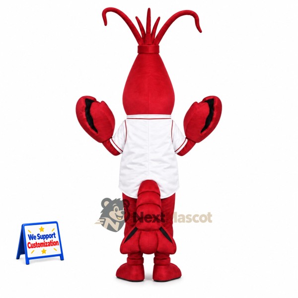 Lobster Mascot Costume - White Vest Lobster Mascot Costume - White Vest