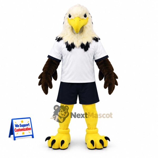 Bald Eagle Mascot Costume - White Shirt for School Events