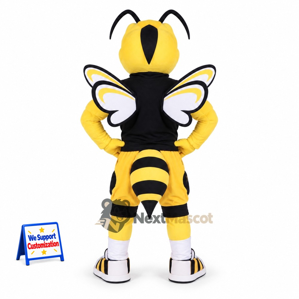Bee Mascot Costume - Muscular for Flower Festivals