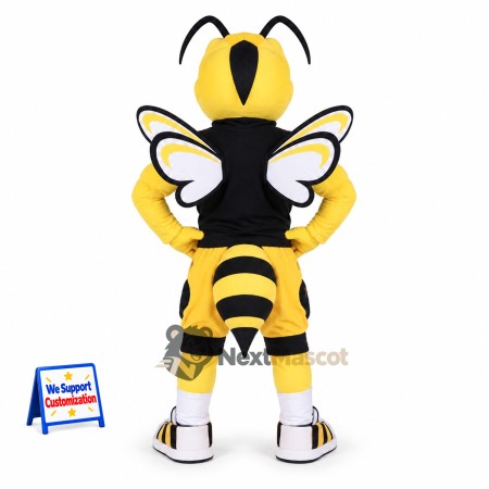 Bee Mascot Costume - Muscular for Flower Festivals