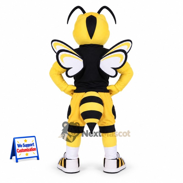 Bee Mascot Costume - Muscular for Flower Festivals Bee Mascot Costume - Muscular for Flower Festivals