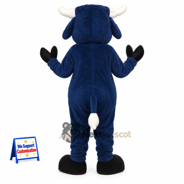 Bull Mascot Costume - Blue for School Events Bull Mascot Costume - Blue for School Events