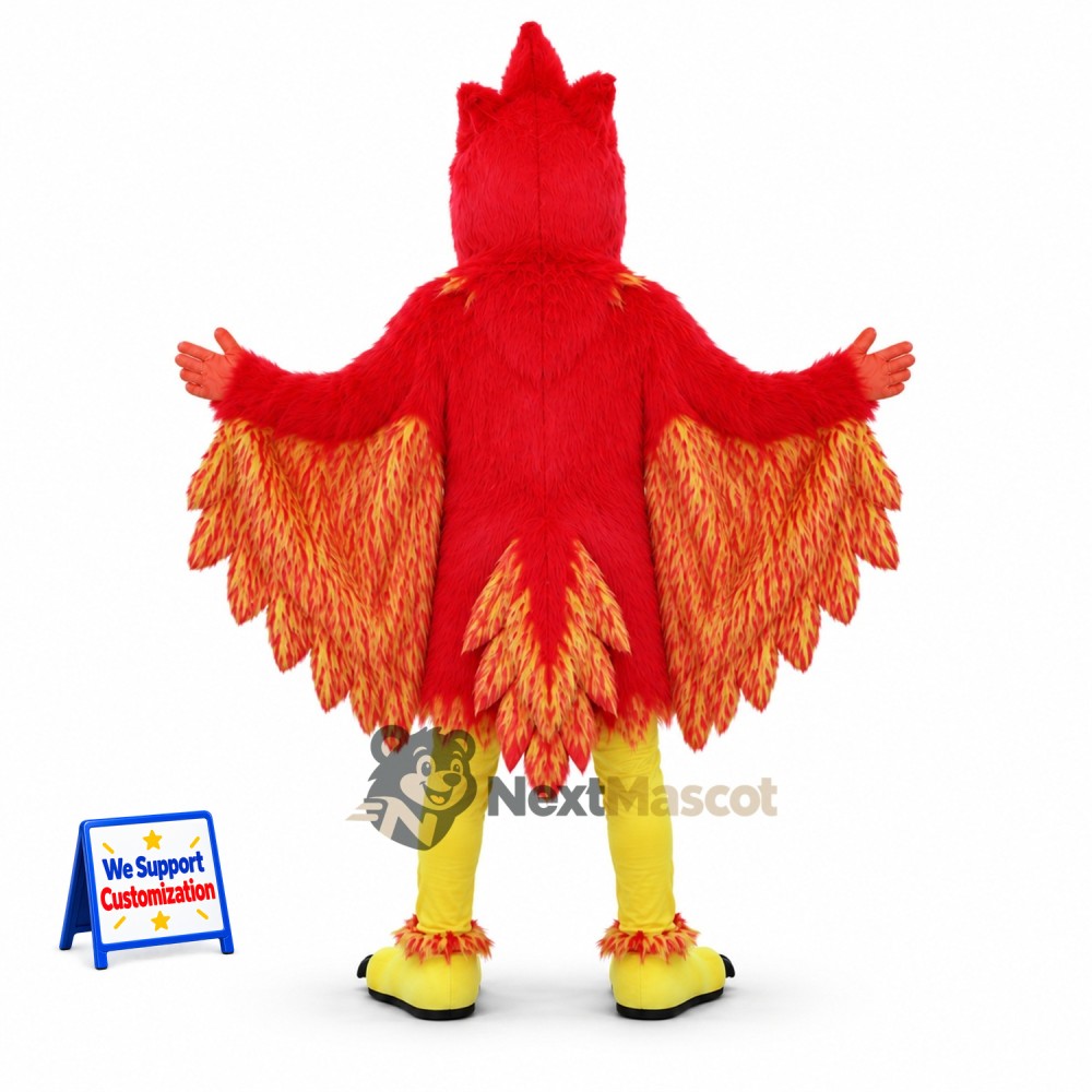 Rooster Mascot Costume - Red for Team Events Rooster Mascot Costume - Red for Team Events