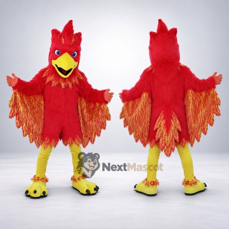 Rooster Mascot Costume - Red for Team Events Rooster Mascot Costume - Red for Team Events