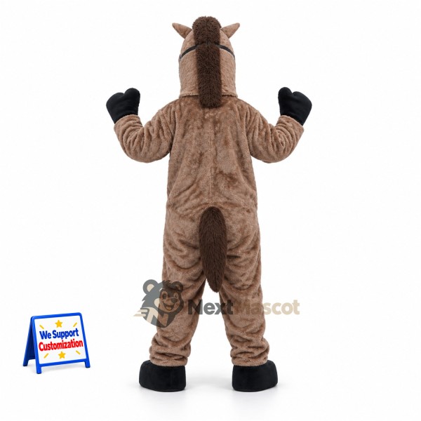 Horse Mascot Costume - Brown for Festivals Horse Mascot Costume - Brown for Festivals