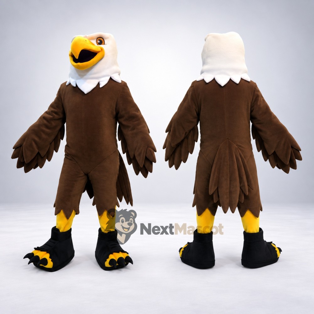 Eagle Mascot Costume - Brown for Campus Events Eagle Mascot Costume - Brown for Campus Events