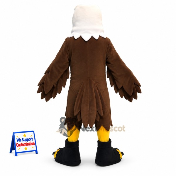 Eagle Mascot Costume - Brown for Campus Events