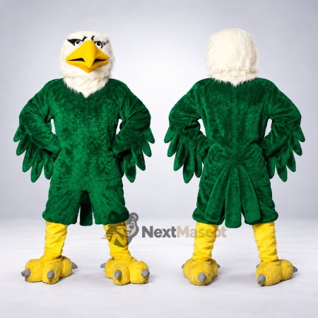 Eagle Mascot Costume - Green for School Events Eagle Mascot Costume - Green for School Events