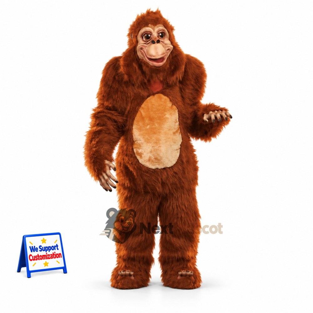 Orangutan Mascot Costume for Parades Orangutan Mascot Costume for Parades