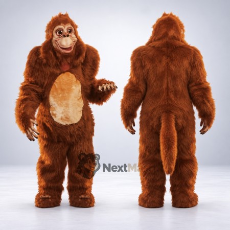 Orangutan Mascot Costume for Parades Orangutan Mascot Costume for Parades