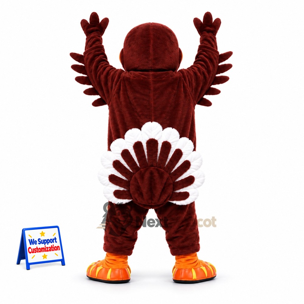 Turkey Mascot Costume - Brown for Parades Turkey Mascot Costume - Brown for Parades