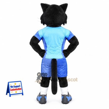 Panther Mascot Costume - Blue Uniform for Parades Panther Mascot Costume - Blue Uniform for Parades