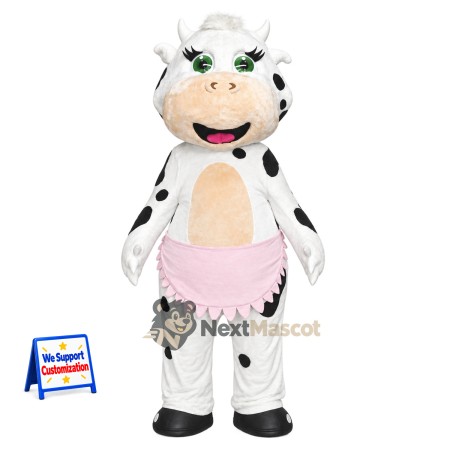 Cow Mascot Costume - Pink Tutu Cow Mascot Costume - Pink Tutu