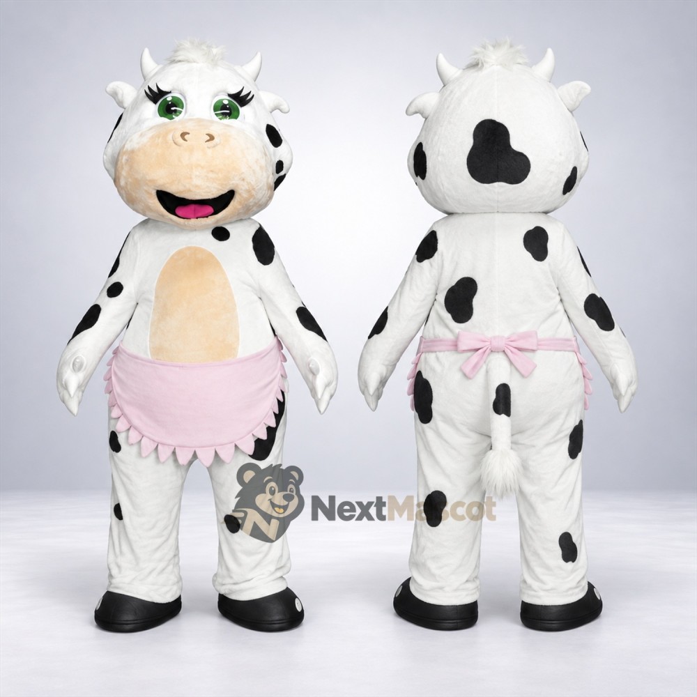 Cow Mascot Costume - Pink Tutu Cow Mascot Costume - Pink Tutu
