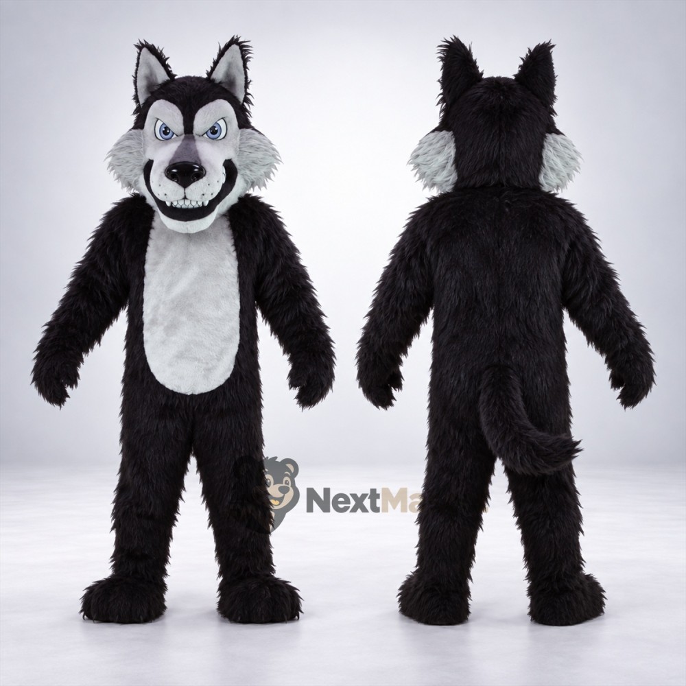 Husky Mascot Costume - Gray for Fundraisers Husky Mascot Costume - Gray for Fundraisers