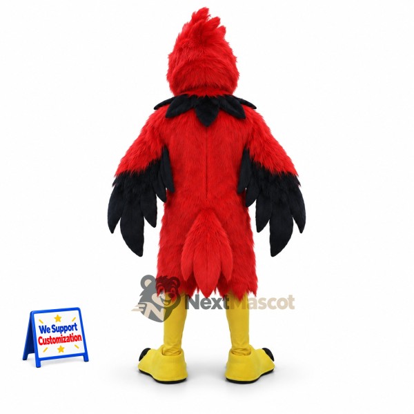 Cardinal Mascot Costume - Red for Celebrations Cardinal Mascot Costume - Red for Celebrations