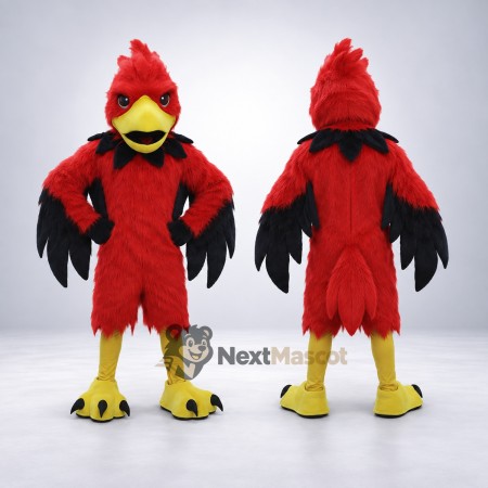Cardinal Mascot Costume - Red for Celebrations Cardinal Mascot Costume - Red for Celebrations