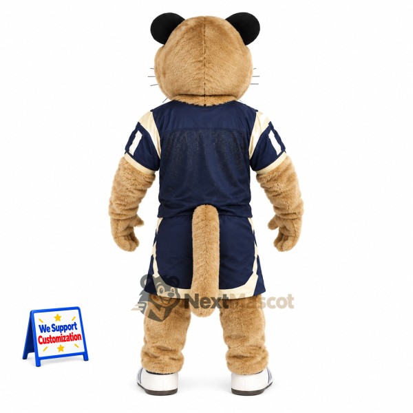 Cougar Mascot Costume - Navy Uniform Cougar Mascot Costume - Navy Uniform