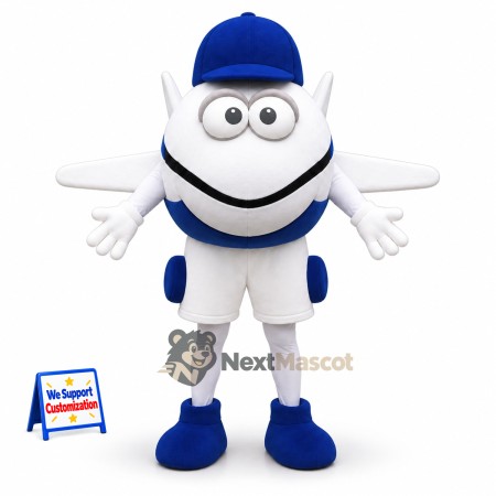 Airplane Mascot Costume Airplane Mascot Costume