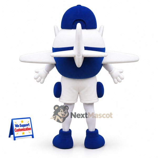 Airplane Mascot Costume Airplane Mascot Costume