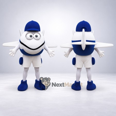 Airplane Mascot Costume Airplane Mascot Costume