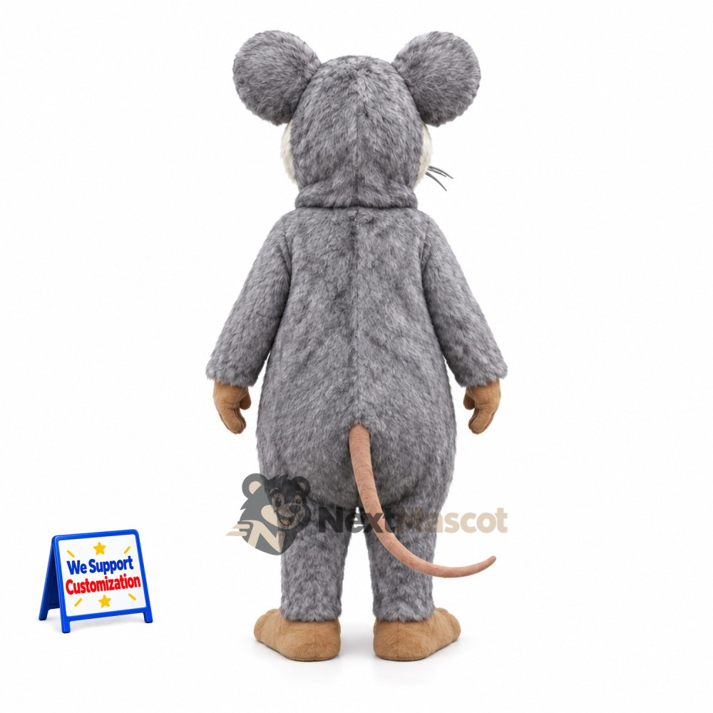 Mouse Mascot Costume - Gray for School Events Mouse Mascot Costume - Gray for School Events