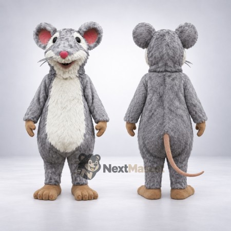 Mouse Mascot Costume - Gray for School Events Mouse Mascot Costume - Gray for School Events
