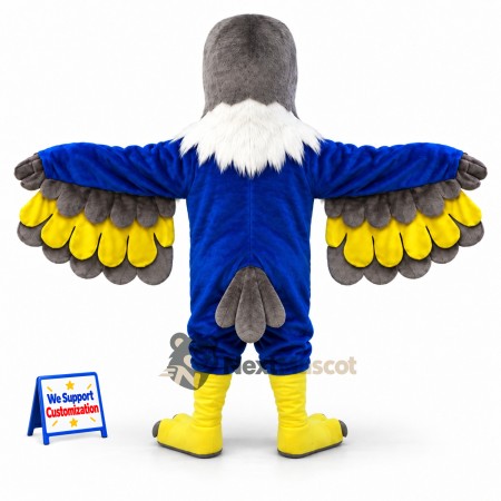 Eagle Mascot Costume - Blue for Sports Days