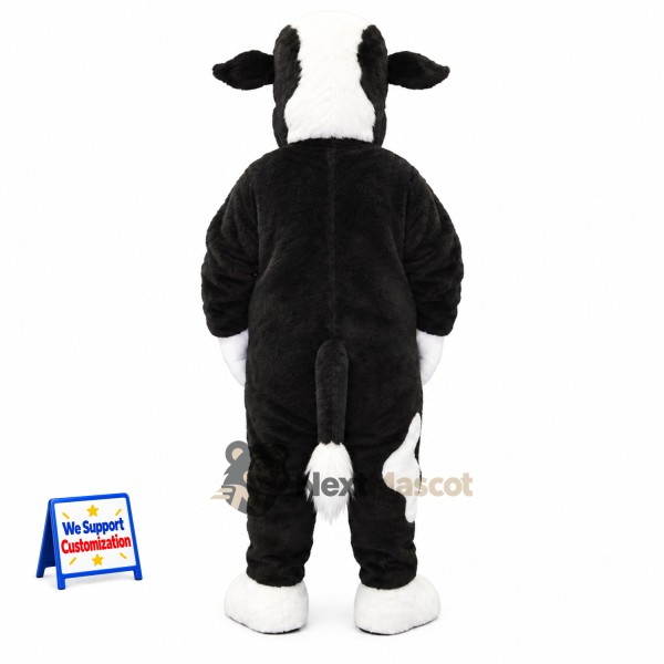 Cow Mascot Costume - Black and White for Community Events Cow Mascot Costume - Black and White for Community Events