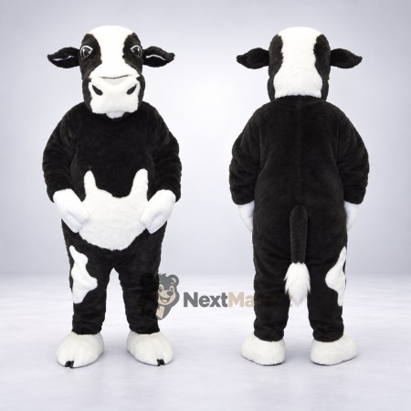 Cow Mascot Costume - Black and White for Community Events Cow Mascot Costume - Black and White for Community Events