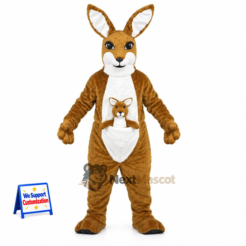 Kangaroo Mascot Costume - Joey Kangaroo Mascot Costume - Joey