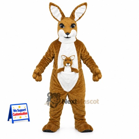 Kangaroo Mascot Costume - Joey Kangaroo Mascot Costume - Joey