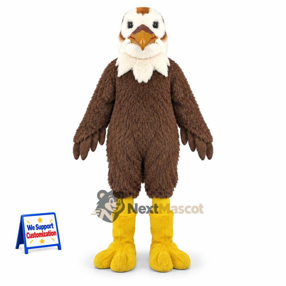 Bald Eagle Mascot Costume for Fundraising Walks