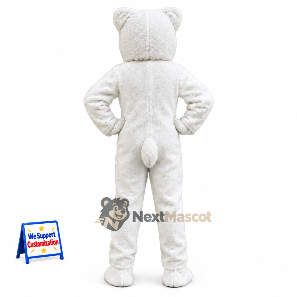 Polar Bear Mascot Costume for Celebrations Polar Bear Mascot Costume for Celebrations