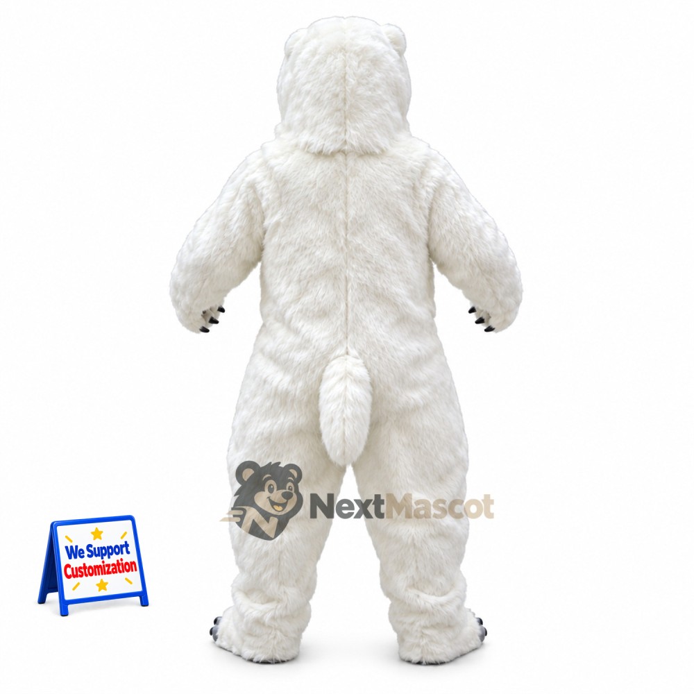 Polar Bear Mascot Costume for Fan Events Polar Bear Mascot Costume for Fan Events