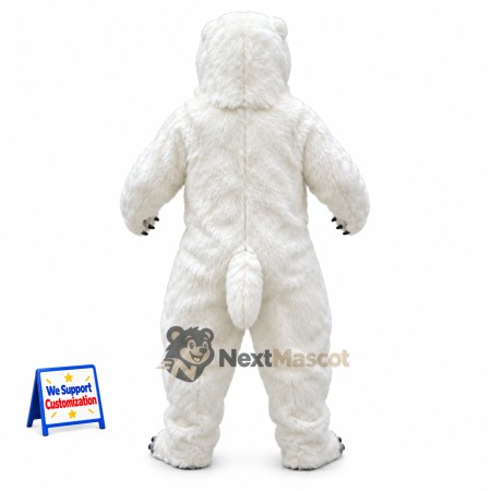 Polar Bear Mascot Costume for Fan Events Polar Bear Mascot Costume for Fan Events