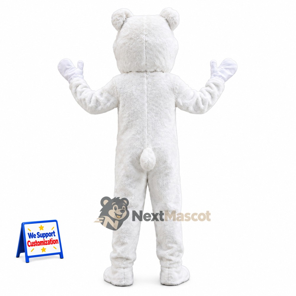 Bulldog Mascot Costume - White for Community Parades Bulldog Mascot Costume - White for Community Parades